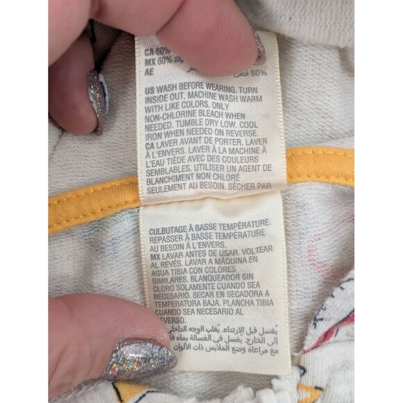 First Impressions Toddler Boys Gray Back To School Graphic Zip Up Hoodie Size 3T - Picture 3 of 4